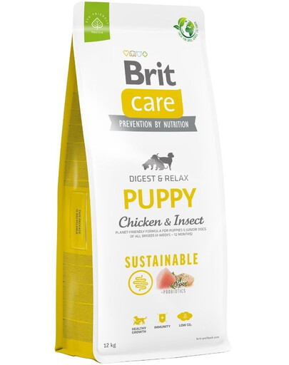 Care Sustainable Puppy z kurczakiem i insektami 12 kg