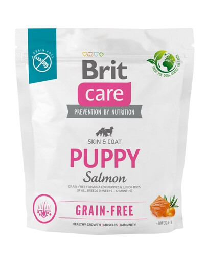 Care Grain-free Puppy karma sucha z łososiem 1 kg
