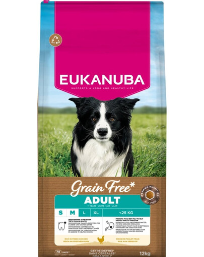 Grain Free Adult Small Medium Chicken 12 kg bezzbóżowa karma dla psów małych i średnich ras z kurczakiem