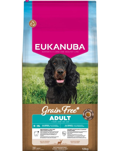 Grain Free Adult Venison 12 kg bezzbóżowa karma dla psów z dziczyzną