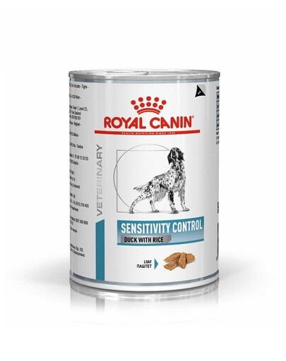 Dog sensitivity control duck karma mokra dla dorosłych psów wykazujących niepożądane reakcje na pokarm 410 g