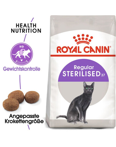 ROYAL CANIN Sterilised 37 ROYAL CANIN Sterilised 37 Trockenfutter für adulte, kastrierte Katzen 2x2 kg