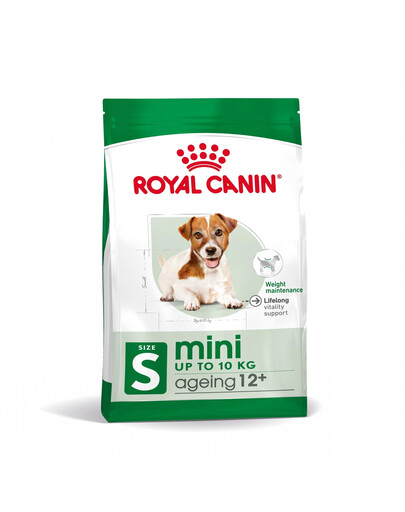 ROYAL CANIN Mini Adult 12+ Trockenfutter für adulte Hunde kleiner Rassen ab 12 Jahren 4x1.5 kg