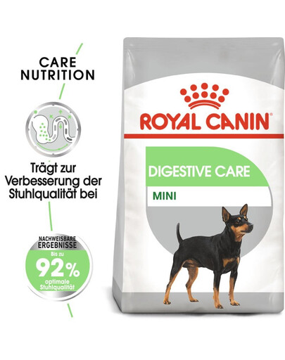ROYAL CANIN CCN Mini Digestive Care Trockenfutter für erwachsene Hunde kleiner Rassen mit empfindlichem Verdauungstrakt 4x1 kg