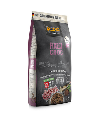 BELCANDO Finest Croc XS-M Trockenfutter für wählerische Hunde kleiner und mittelgroßer Rassen 2x1 kg
