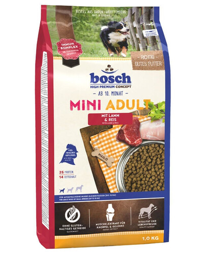 BOSCH Mini Adult Lammfleisch und Reis 4x1 kg