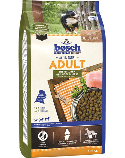 BOSCH Adult Geflügel und Hirse 2x1 kg