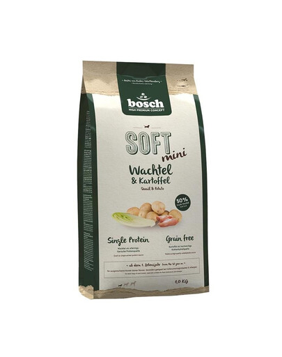 BOSCH Soft  Mini-Wachteln und Kartoffeln 4x1 kg