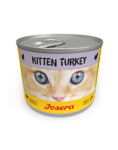 JOSERA Kitten Nassfutter mit Pute für Kätzchen 24x200g