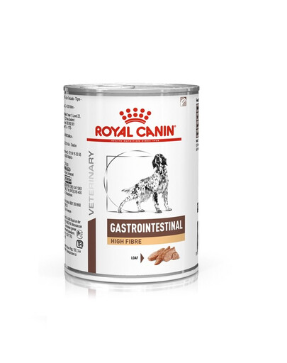 ROYAL CANIN Veterinary Gastrointestinal High Fibre Pastete für Hunde mit Verdauungsstörungen 24x410 g