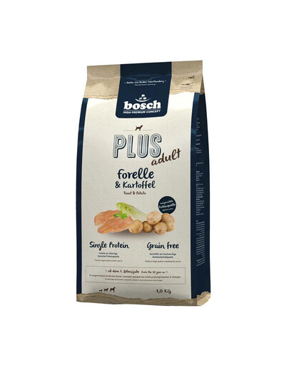 BOSCH Plus Forelle und Kartoffeln 4x1 kg