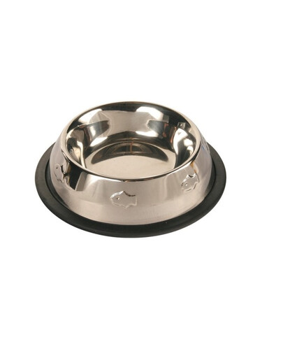 Miska metalowa dla kota 0.2 l /11 cm