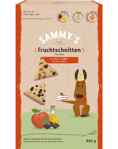 BOSCH SAMMY’S Fruit Slices Obst Snacks 12x800 g