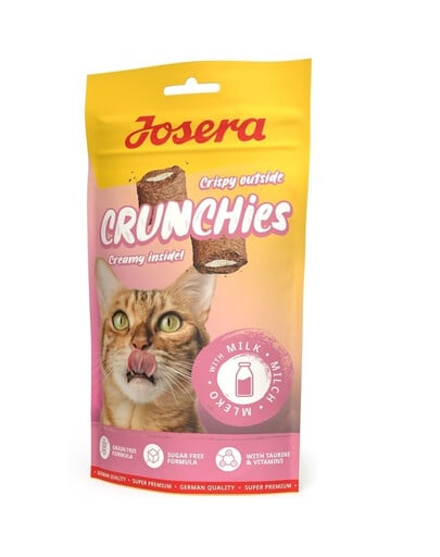 JOSERA Crunchies with Milk knusprige Snacks mit Milch für Katzen 48x60 g