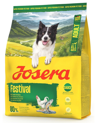 JOSERA Festival mit leckerer Soße für wählerische Hunde 6x900g