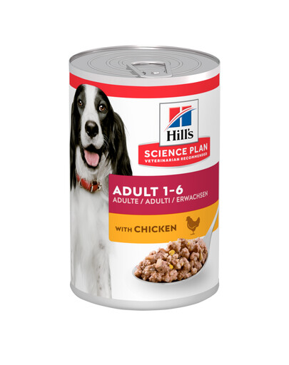 HILL'S Science Plan Canine Adult Chicken mit Huhn für adulte Hunde 12x370 g