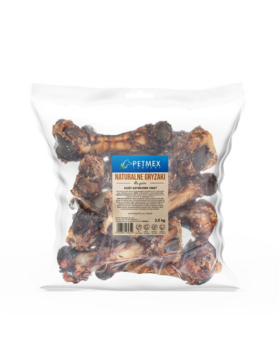 PETMEX Knochen aus Schinken Kausnack für M und L Hunde 10 St.