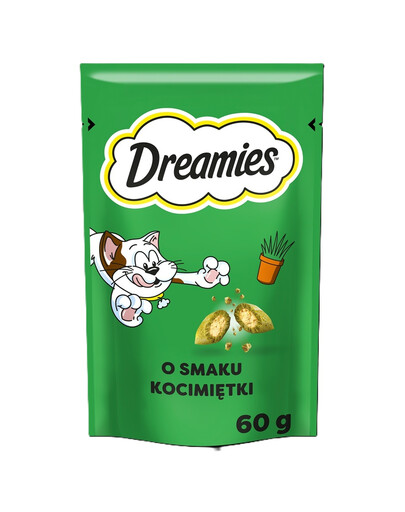 DREAMIES Snacks mit Katzenminze knusprig für Katzen 60 g