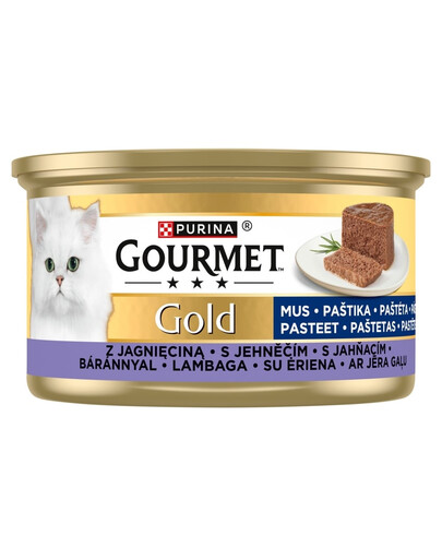 PURINA GOURMET Gold Nassfutter mit Lamm für adulte Katzen 85g