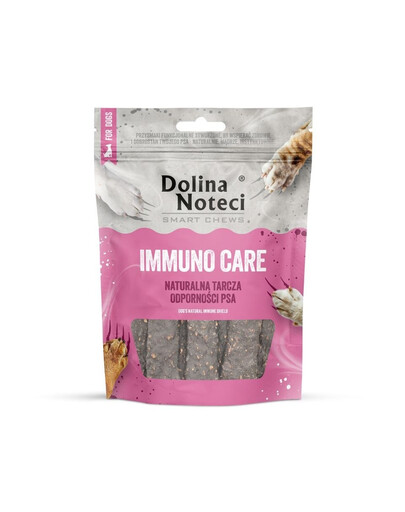 DOLINA NOTECI Smart Chews Immuno Care Unterstützung des Immunsystems, getrocknete Leckerlis für Hunde 100g