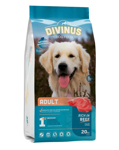 DIVINUS Trockenfutter für adulte Hunde 20 kg