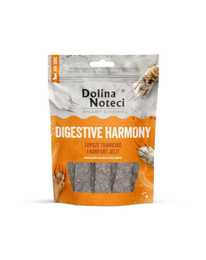 Smart Chews Digestive Harmony 100g wsparcie trawienia, suszone przysmaki dla psa