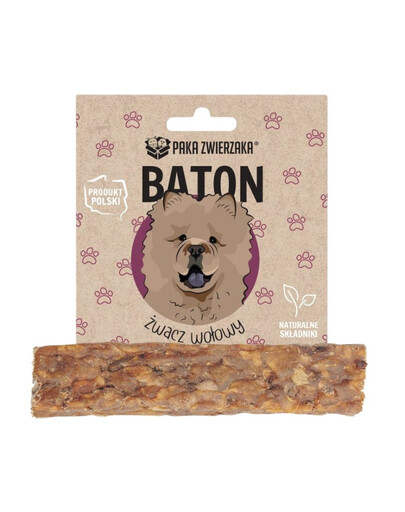 PAKA ZWIERZAKA Rinderpansen Snack Kausnack 12 cm 35 g
