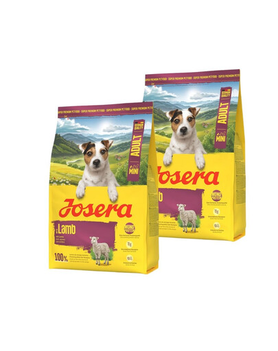 JOSERA Lamb Adult Mini Monoproteinfutter für kleine Hunde 2x3 kg