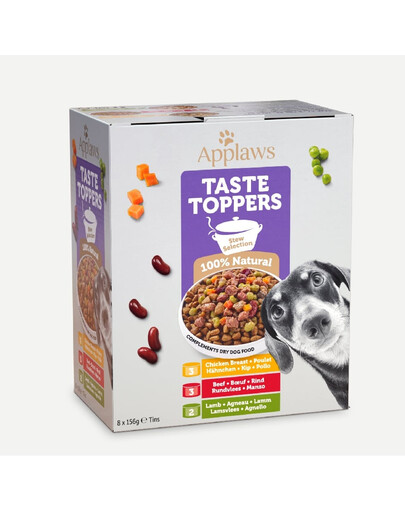 Applaws Dog Tin 8x156g Stew Multipack