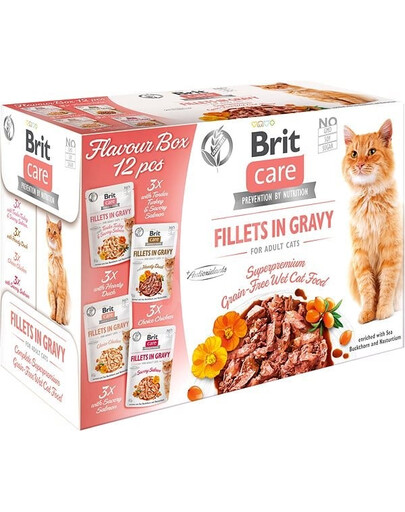 Care Cat Zestaw próbny karmy dla kotów 12 x 85 g