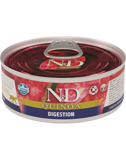N&D Cat Quinoa Digestion mokra karma dla kotów na poprawę trawienia 80 g