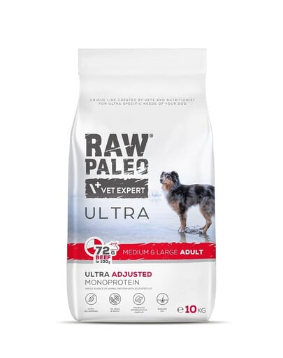 Ultra Beef Medium&Large Adult 10kg dla psów dorosłych ras średnich i dużych wołowina