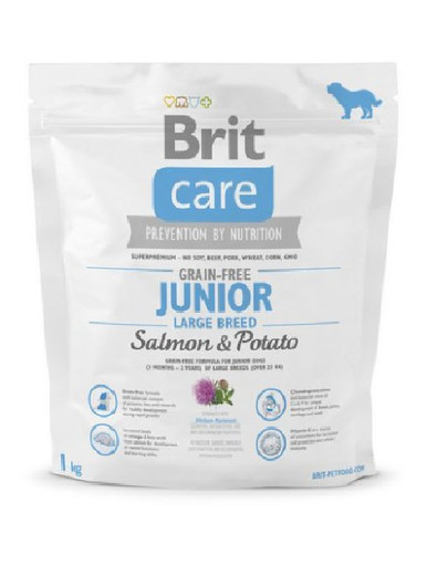 BRIT Care Dog Grain-Free Junior Large Breed Salmon & Potato 1kg