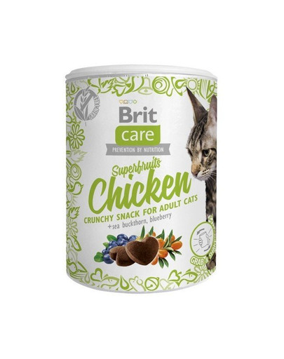 BRIT Care Cat Snack Superfruits Chicken 100 g