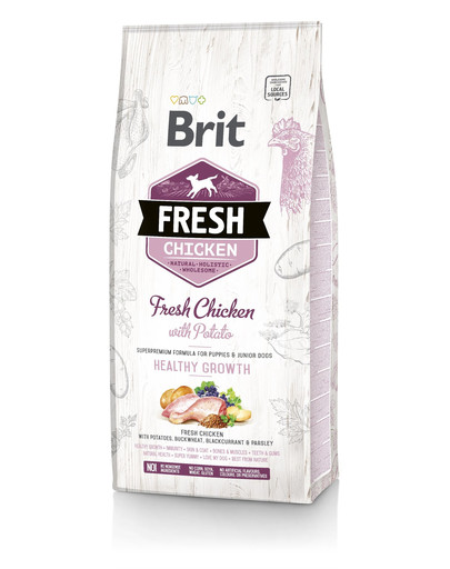 BRIT Fresh chicken with potato puppy healthy growth 2,5 kg