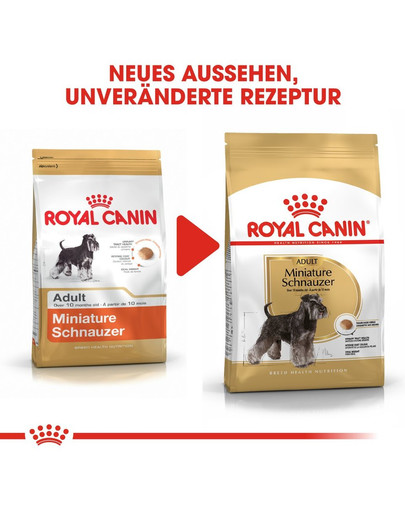 ROYAL CANIN Miniature Schnauzer Adult Hundefutter trocken für Zwergschnauzer 3 kg