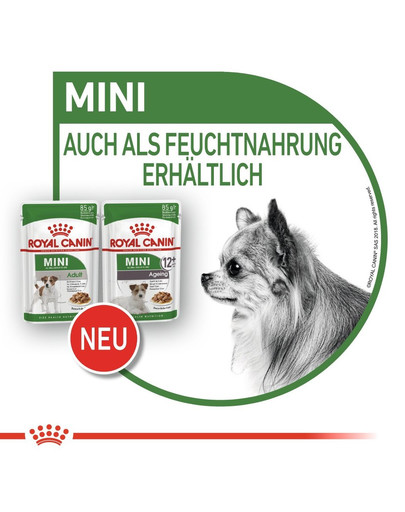 ROYAL CANIN MINI Ageing 12+ Trockenfutter für ausgewachsene Hunde, kleine Rassen 1,5 kg