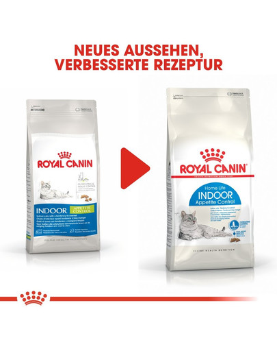 ROYAL CANIN INDOOR Appetite Control Trockenfutter für übergewichtige Wohnungskatzen 2 kg