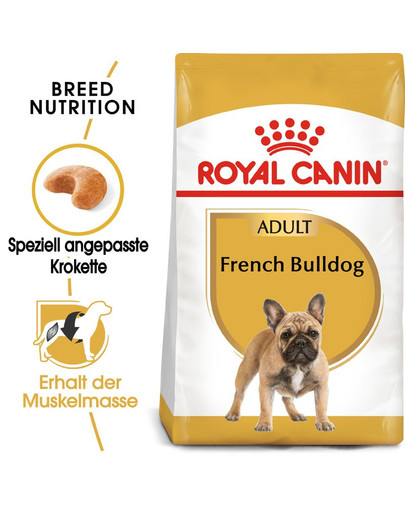 ROYAL CANIN French Bulldog Adult Hundefutter trocken für Französische Bulldoggen 9 kg