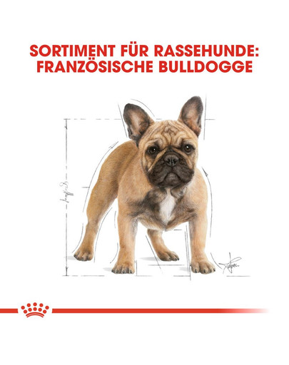 ROYAL CANIN French Bulldog Adult Hundefutter trocken für Französische Bulldoggen 1,5 kg