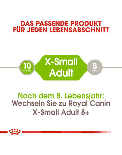 ROYAL CANIN X-SMALL Adult Trockenfutter für sehr kleine Hunde 500 g
