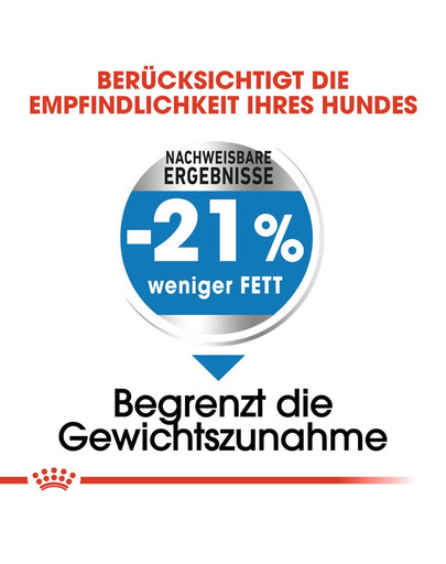 ROYAL CANIN Meium Light Weight Care Trockenfutter für übergewichtige mittelgroße Hunde 3 kg