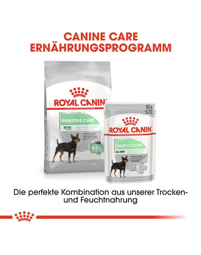 ROYAL CANIN DIGESTIVE CARE MINI Trockenfutter für kleine Hunde mit empfindlicher Verdauung 8 kg