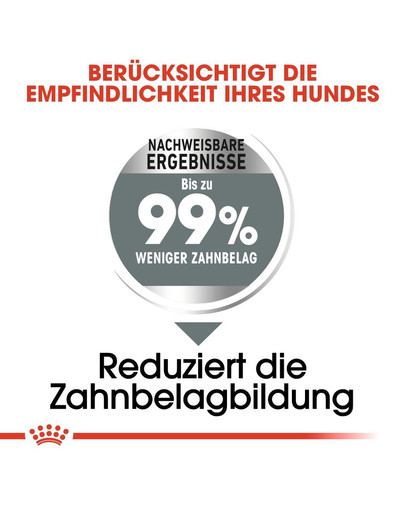 ROYAL CANIN DENTAL CARE MEDIUM Trockenfutter für mittelgroße Hunde mit empfindlichen Zähnen 3 kg