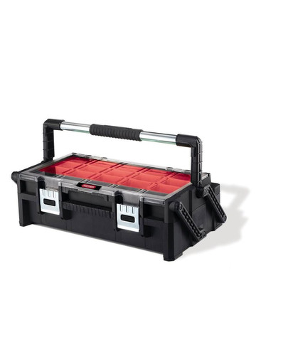 KETER Sortimentskasten Organizer 22" CANTILEVER schwarz/rot