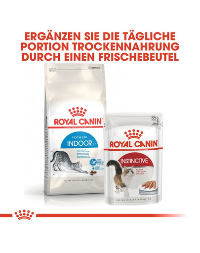 ROYAL CANIN INDOOR 27 Trockenfutter für Wohnungskatzen 4 kg