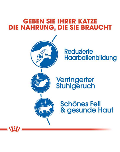 ROYAL CANIN INDOOR Longhair Trockenfutter für Wohnungskatzen mit langem Fell 2 kg