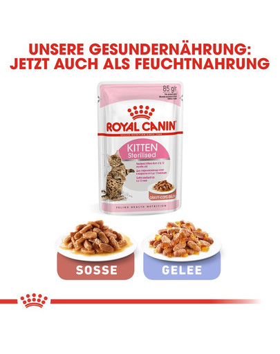 ROYAL CANIN KITTEN Sterilised Kittenfutter für kastrierte Kätzchen 400 g
