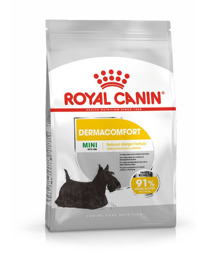 ROYAL CANIN DERMACOMFORT MINI Trockenfutter für kleine Hunde mit empfindlicher Haut 1 kg