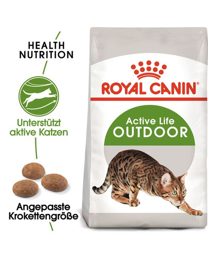 ROYAL CANIN OUTDOOR Katzenfutter trocken für Freigänger 4 kg